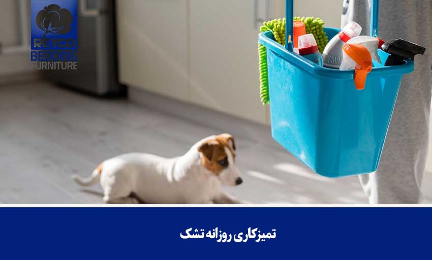 استفاده از مواد طبیعی برای تمیز کردن تشک